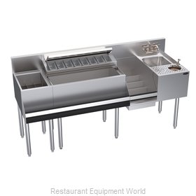 Krowne KR24-MX68A-10 Underbar Ice Bin/Cocktail Station, Blender Station