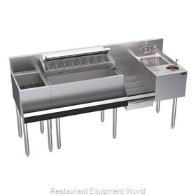 Krowne KR24-MX68A Underbar Ice Bin/Cocktail Station, Blender Station