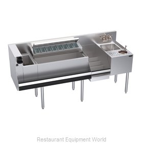 Krowne KR24-MX68B-10 Underbar Ice Bin/Cocktail Station, Blender Station