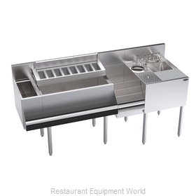 Krowne KR24-MX70 Underbar Ice Bin/Cocktail Station, Blender Station