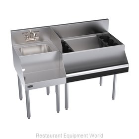 Krowne KR24-W48R-10 Underbar Ice Bin/Cocktail Station, Blender Station