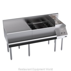 Krowne KR24-W60A-10 Underbar Ice Bin/Cocktail Station, Blender Station