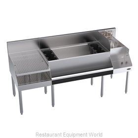 Krowne KR24-W66B-10 Underbar Ice Bin/Cocktail Station, Blender Station