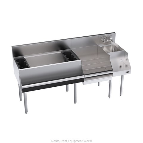 Krowne KR24-W66D-10 Underbar Ice Bin/Cocktail Station, Blender Station