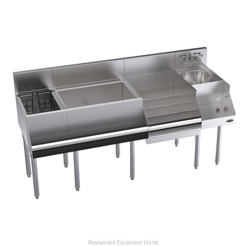 Krowne KR24-W66E-10 Underbar Ice Bin/Cocktail Station, Blender Station