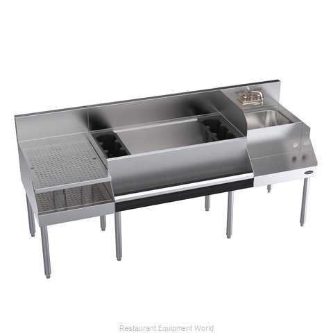 Krowne KR24-W72B-10 Underbar Ice Bin/Cocktail Station, Blender Station