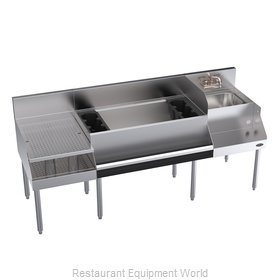 Krowne KR24-W72B-10 Underbar Ice Bin/Cocktail Station, Blender Station