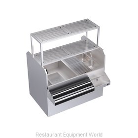 Krowne KRPT-54ALP-10 Underbar Ice Bin/Cocktail Station, Pass-Thru Combo