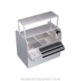 Krowne KRPT-54ARP-10 Underbar Ice Bin/Cocktail Station, Pass-Thru Combo