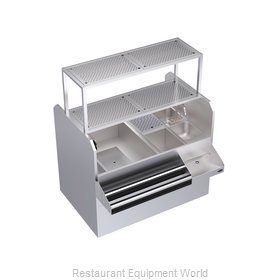 Krowne KRPT-54BLP-10 Underbar Ice Bin/Cocktail Station, Pass-Thru Combo