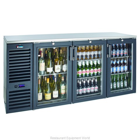 Krowne NS52R Back Bar Cabinet, Refrigerated