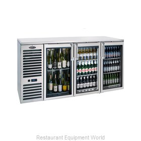 Krowne NS72 Back Bar Cabinet, Refrigerated