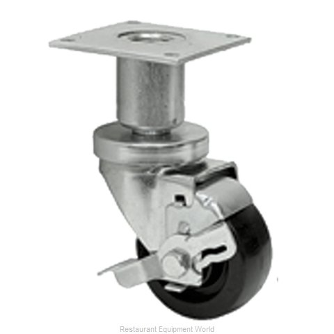 Klinger's Trading Inc. 3-ADJ-FLAT-BR Casters