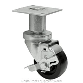 Klinger's Trading Inc. 3-ADJ-FLAT-BR Casters