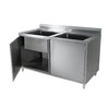 Klinger's Trading Inc. CAB-3060 Sink, (2) Two Compartment