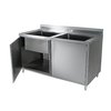 Fregadero, (2) Dos Tarjas/Compartimientos
 <br><span class=fgrey12>(Klinger's Trading Inc. CAB-3060 Sink, (2) Two Compartment)</span>