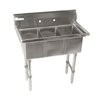 Klinger's Trading Inc. CON3 Sink, (3) Three Compartment