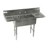 Klinger's Trading Inc. CON32D Sink, (3) Three Compartment