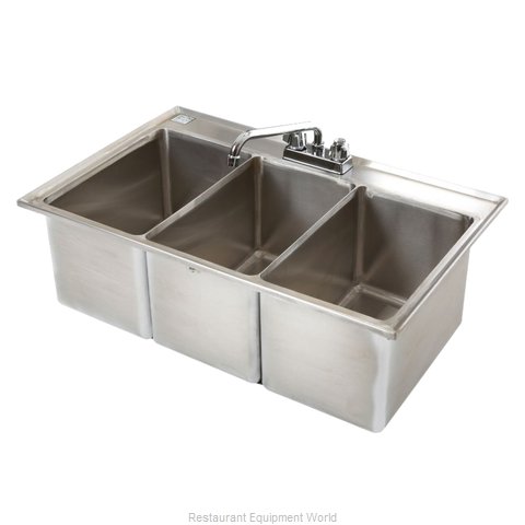 Klinger's Trading Inc. DBS-3-2D Underbar Sink, Drop-In