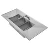 Fregadero, Empotrable
 <br><span class=fgrey12>(Klinger's Trading Inc. DIS-3-2D Sink, Drop-In)</span>