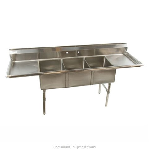 Klinger's Trading Inc. ECS32D Sink, (3) Three Compartment