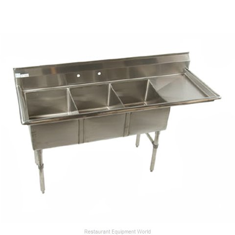 Klinger's Trading Inc. ECS3DR Sink, (3) Three Compartment