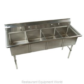 Klinger's Trading Inc. ECS4 Sink, (4) Four Compartment