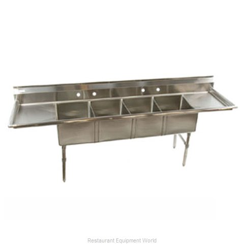 Klinger's Trading Inc. ECS42D Sink, (4) Four Compartment