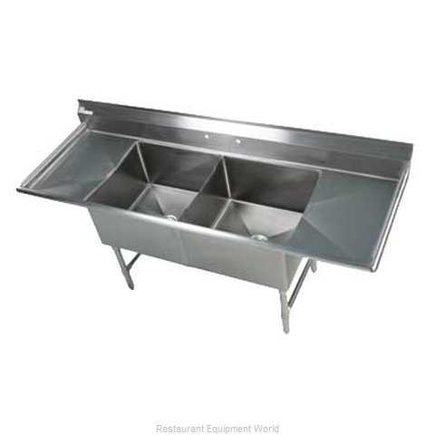 Klinger's Trading Inc. EIT22D24 Sink, (2) Two Compartment