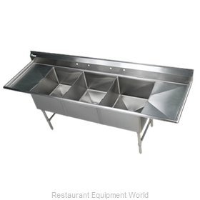 Klinger's Trading Inc. EIT32D18 Sink, (3) Three Compartment