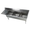 Klinger's Trading Inc. EIT3DL Sink, (3) Three Compartment