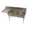 Klinger's Trading Inc. MCS3DL Sink, (3) Three Compartment