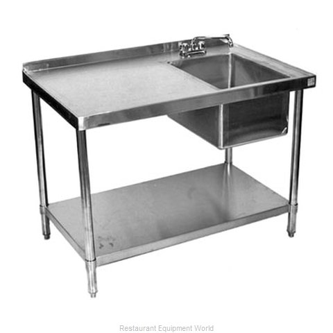 Klinger's Trading Inc. STB3048BR Work Table, with Prep Sink(s)