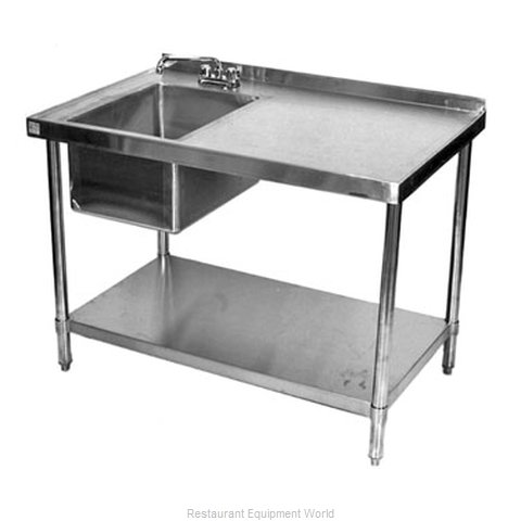 Klinger's Trading Inc. STB3084BL Work Table, with Prep Sink(s)