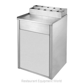 Klinger's Trading Inc. WR-2000 Trash Receptacle, Cabinet Style