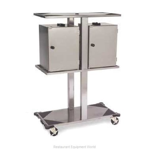 Lakeside 693 Rack, Hand Lift Cabinet Transport Cart