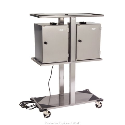 Lakeside 74555 Rack, Hand Lift Cabinet Transport Cart