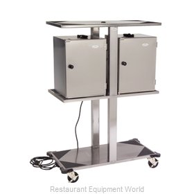 Lakeside 74555 Rack, Hand Lift Cabinet Transport Cart