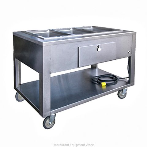 Lakeside PBST3W Serving Counter, Hot Food, Electric