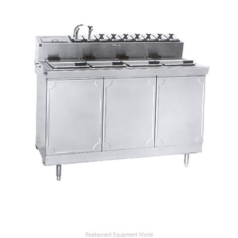 Larosa L-43154-28 Ice Cream Dipping Cabinet With Syrup Rail