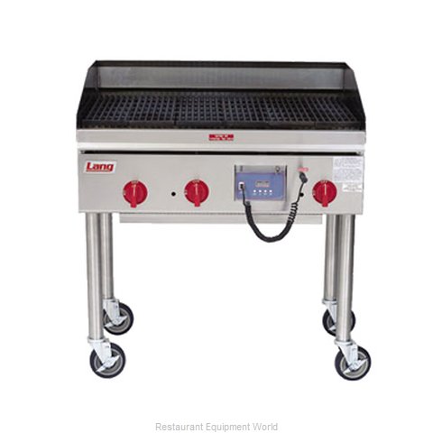 Lang Manufacturing 2124ZRCB Charbroiler Gas Counter Model