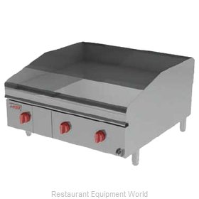 Lang Manufacturing 236ZTDC Griddle, Gas, Countertop