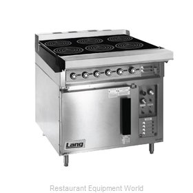 Lang Manufacturing RI36C-ATE Induction Range, Floor Model