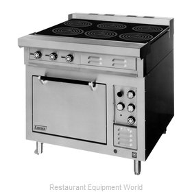 Lang Manufacturing RI36S-ATE Induction Range, Floor Model