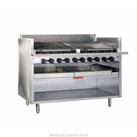 MagiKitch'N FM-RMB-624CR Charbroiler, Gas, Floor Model