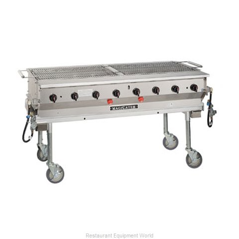 MagiKitch'N LPG-60-SS Charbroiler, Gas, Outdoor Grill