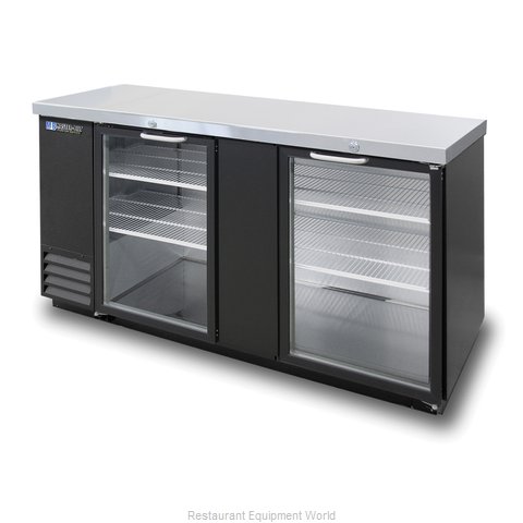 Master-Bilt MBBB69-G Back Bar Cabinet, Refrigerated