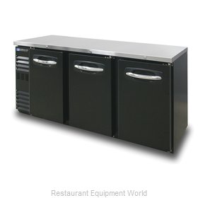 Master-Bilt MBBB72N Back Bar Cabinet, Refrigerated