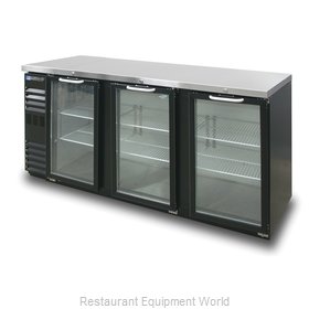 Master-Bilt MBBB72NG Back Bar Cabinet, Refrigerated