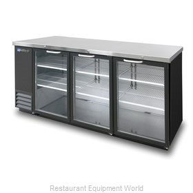 Master-Bilt MBBB79-G Back Bar Cabinet, Refrigerated